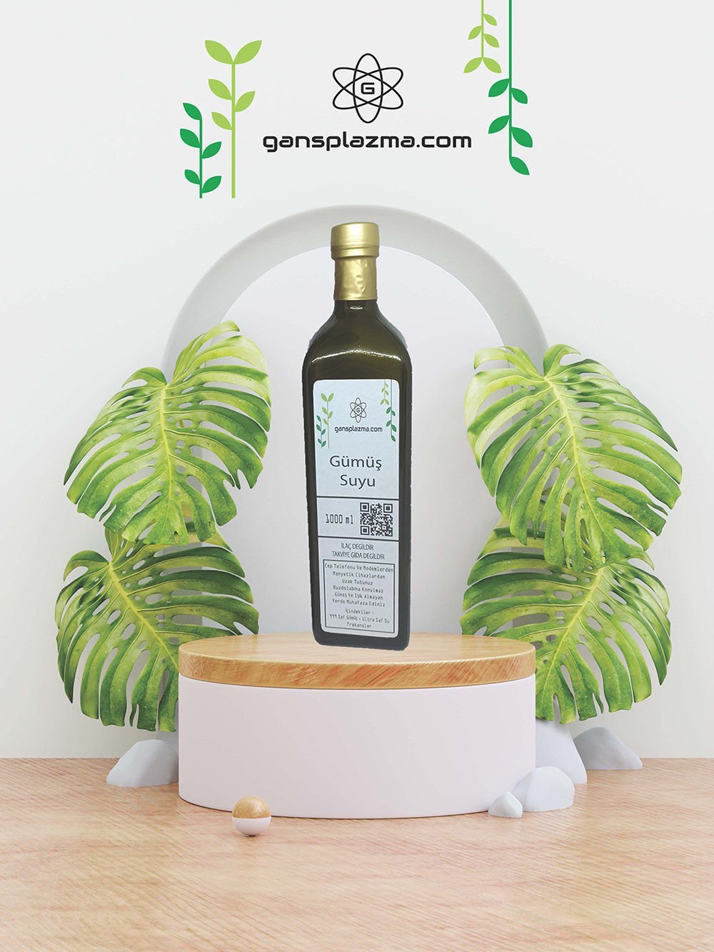 Frekanslı Gümüş Suyu 1000 ml