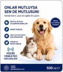 Gansplazma Kedi & Köpek Nano Gümüş Ağız Bakım Suyu